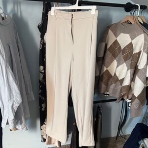 Old Navy Cream Straight Leg Women's Pants